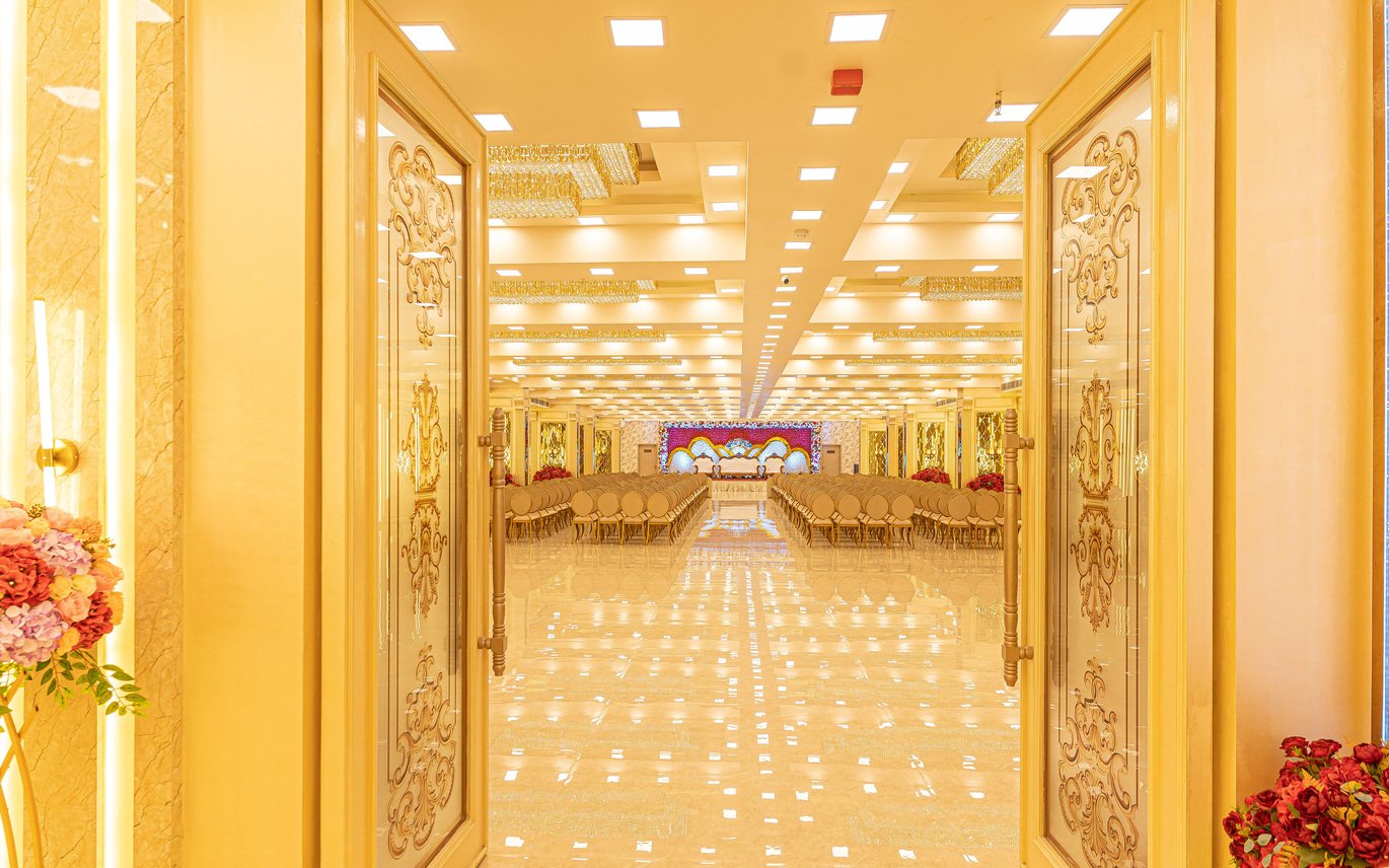 birthday party hall in Nerul — Madhav Banquet birthday event setup